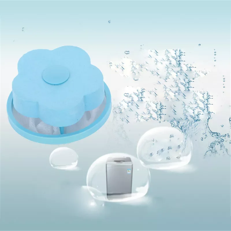 

Floating Pet Fur Catcher Lint Filter Bag Reusable Pet Hair Catcher Remover Tool For Washing Machine Household Tools