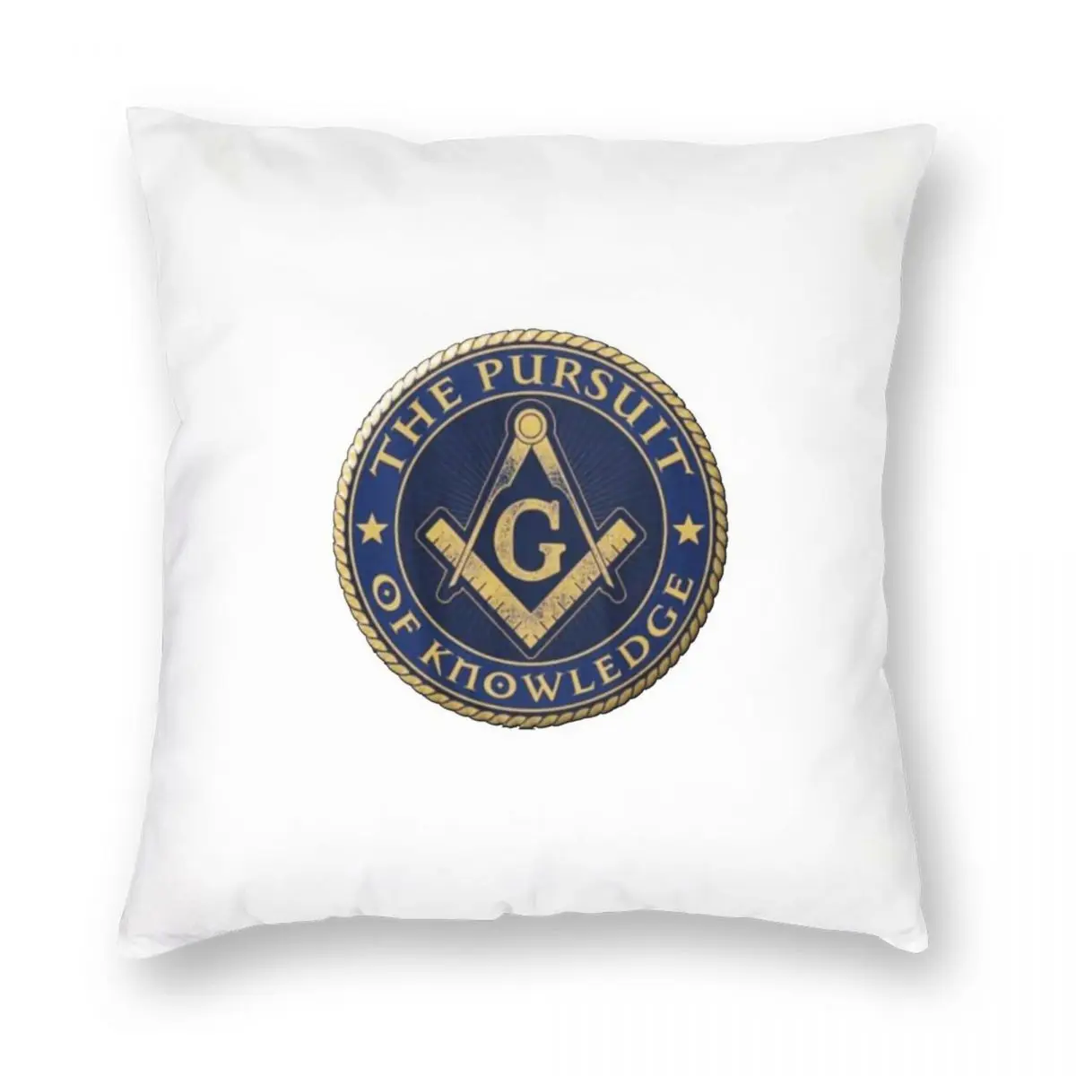 

Masons The Pursuit Of Knowledge Pillowcase Printing Polyester Cushion Cover Decor Freemason Throw Pillow Case Cover Home Square