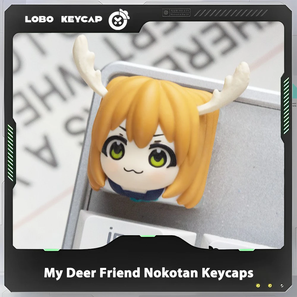 Колпачки для клавиш LOBO My Deer Friend Nokotan Keycap ручной работы из смолы