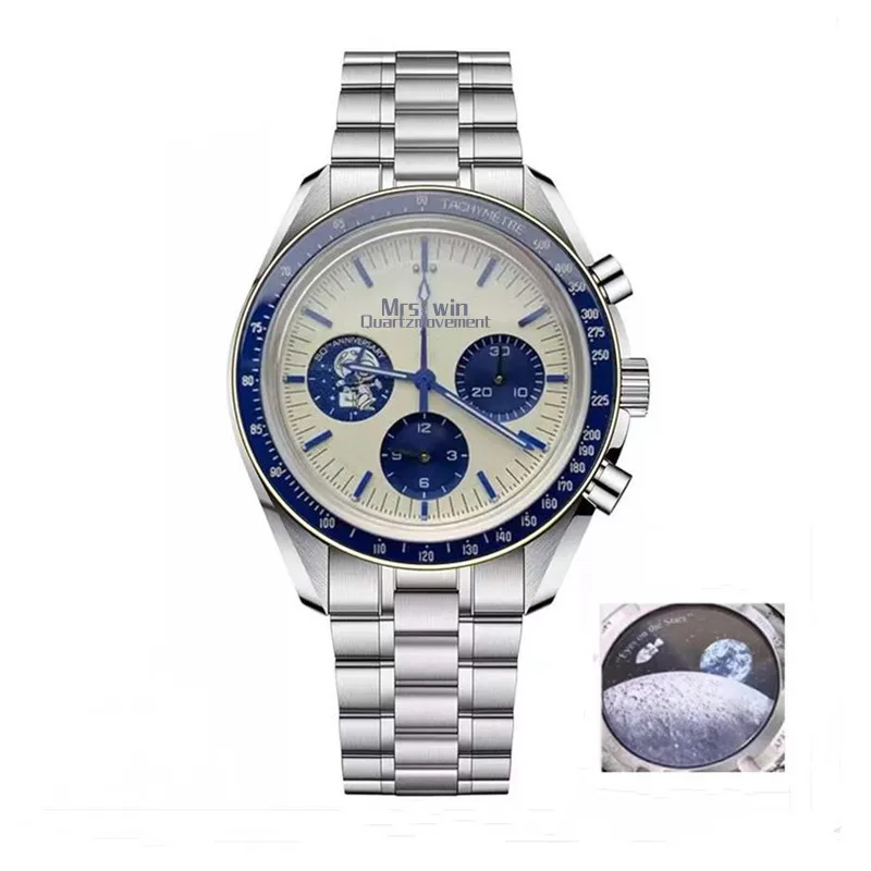 

2022 Original Brand Quartz Watch for Men 6 Pin Work Stainless Steel Leather High Quality Watch Luminous Chronograph Relogio AAA