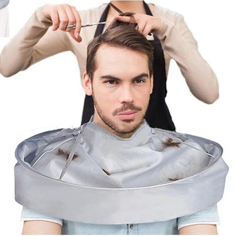 

1PC Hair Cutting Cloak Umbrella Cape DIY Salon Barber Cutting Cloak Wrap Home Hairdressing Cape Cover Cloth Hair Cutting Apron