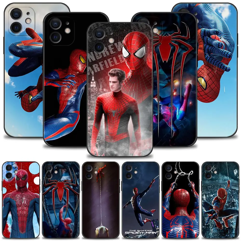 

Marvel Spiderman Andrew Garfield Case For Apple iPhone 13 12 11 Pro Max Mini XS Max XR X 7 8 6 6S Plus 5 5S SE 2020 Cover