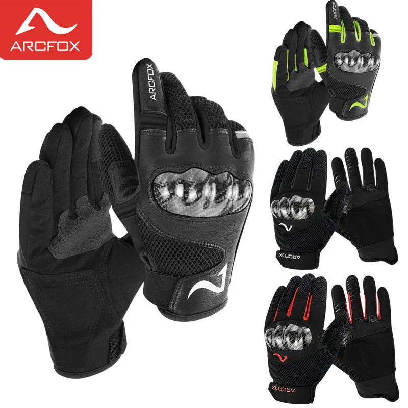 

ARCFOX New Motorcycle Gloves Man Carbon Shell Protective Motorcyclist Gear Guantes Luvas Para Motocross Luvas for KTM Kawasaki