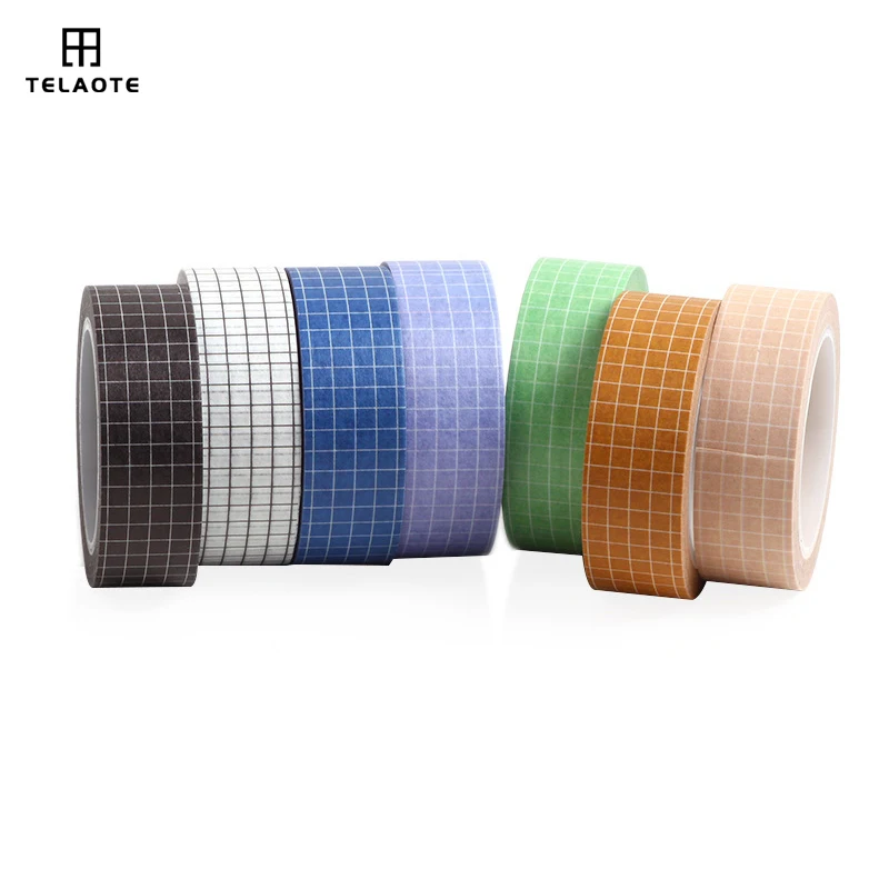 Милая клейкая лента 10 м в полоску из Васи однотонная Маскировочная декоративная