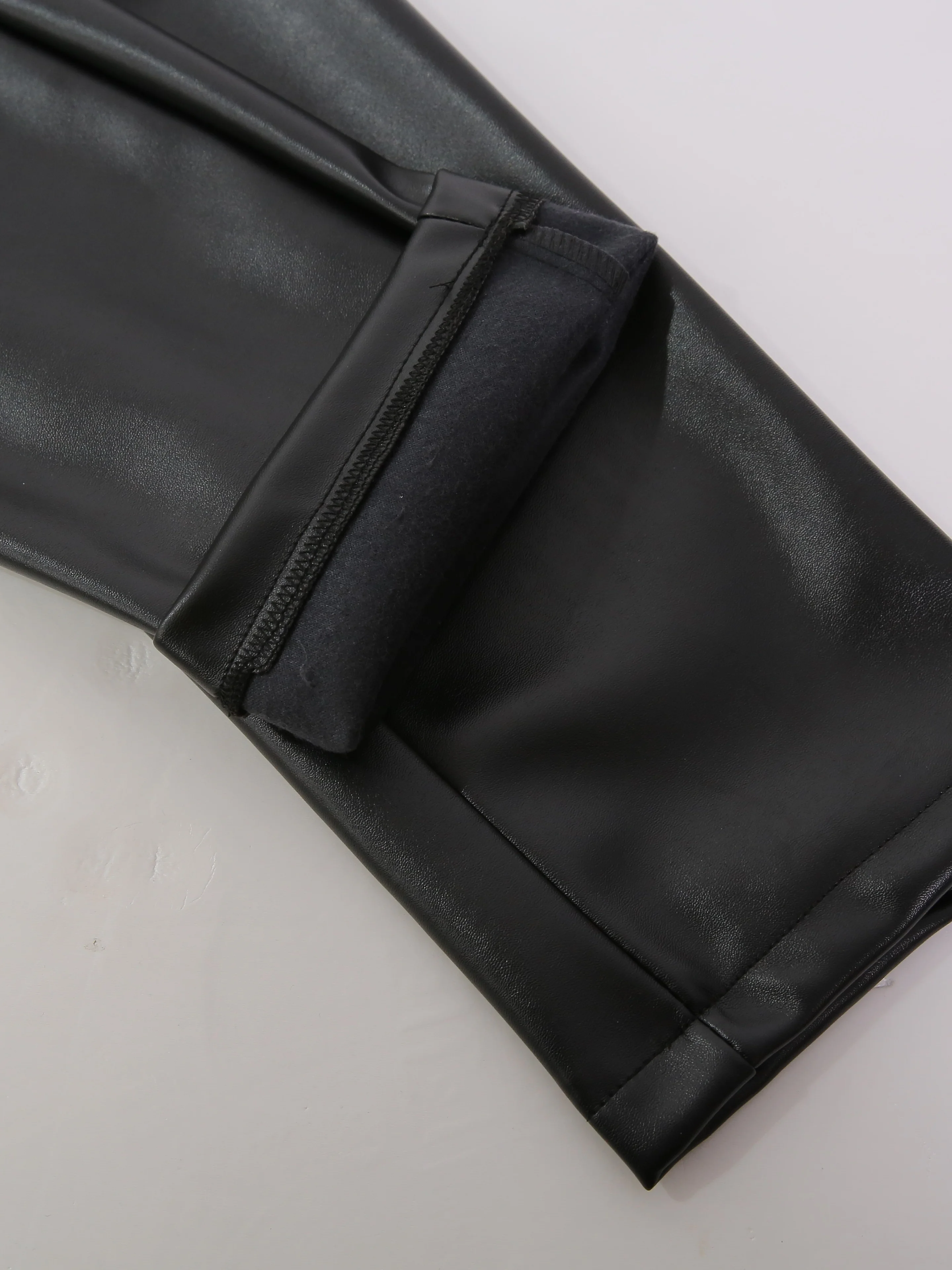 Весна-осень/зима Молодежные флокированные эластичные облегающие и