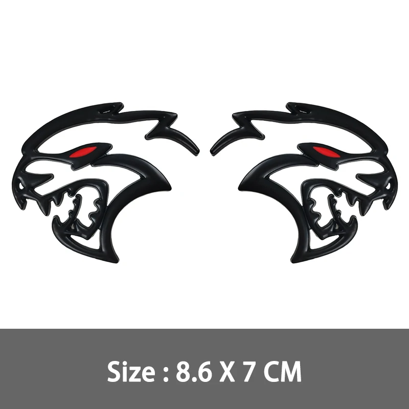 

Большой размер, металлический 3D значок с головой Hellcat, эмблема гриля, наклейки на задний багажник для калибра, каравана SRT 6 8 Magnum, зарядное устройство Avenger