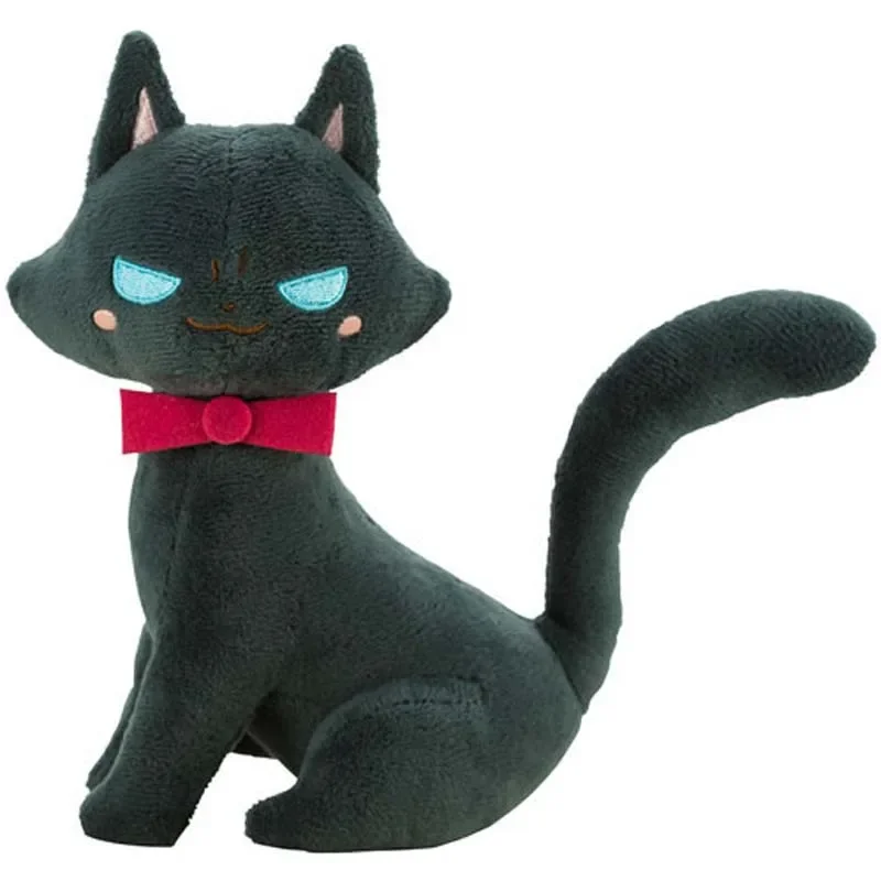 

Новая Милая японская аниме мраморная маленькая плюшевая кукла с изящной черной кошкой 18 см детские игрушки подарки