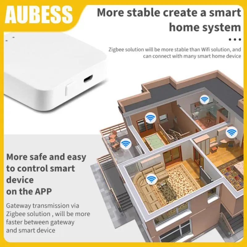 

Безопасность устройства Zigbee Широкая совместимость концентратор Wifi беспроводной пульт дистанционного управления через приложение Smart Life работает с Alexa стабильный