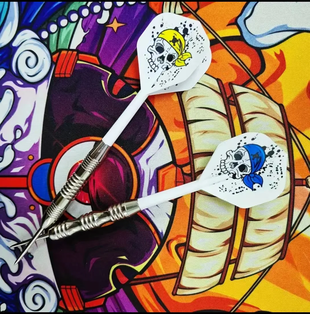 12 шт. набор аксессуаров в виде черепа синие и желтые полеты (6 шт.) белые матовые