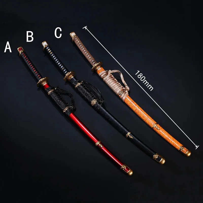 LS2022-10 1/6 солдатское оружие литой под давлением сплав японский самурай Тай Дао