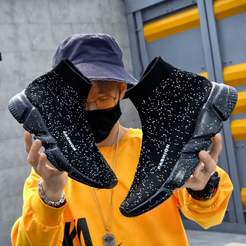 

New Cool Running Shoes For Couples Sport Shoes Men Women Brand Designer Athletic Sneakers Unisex High Top Jogging Shoes For Men