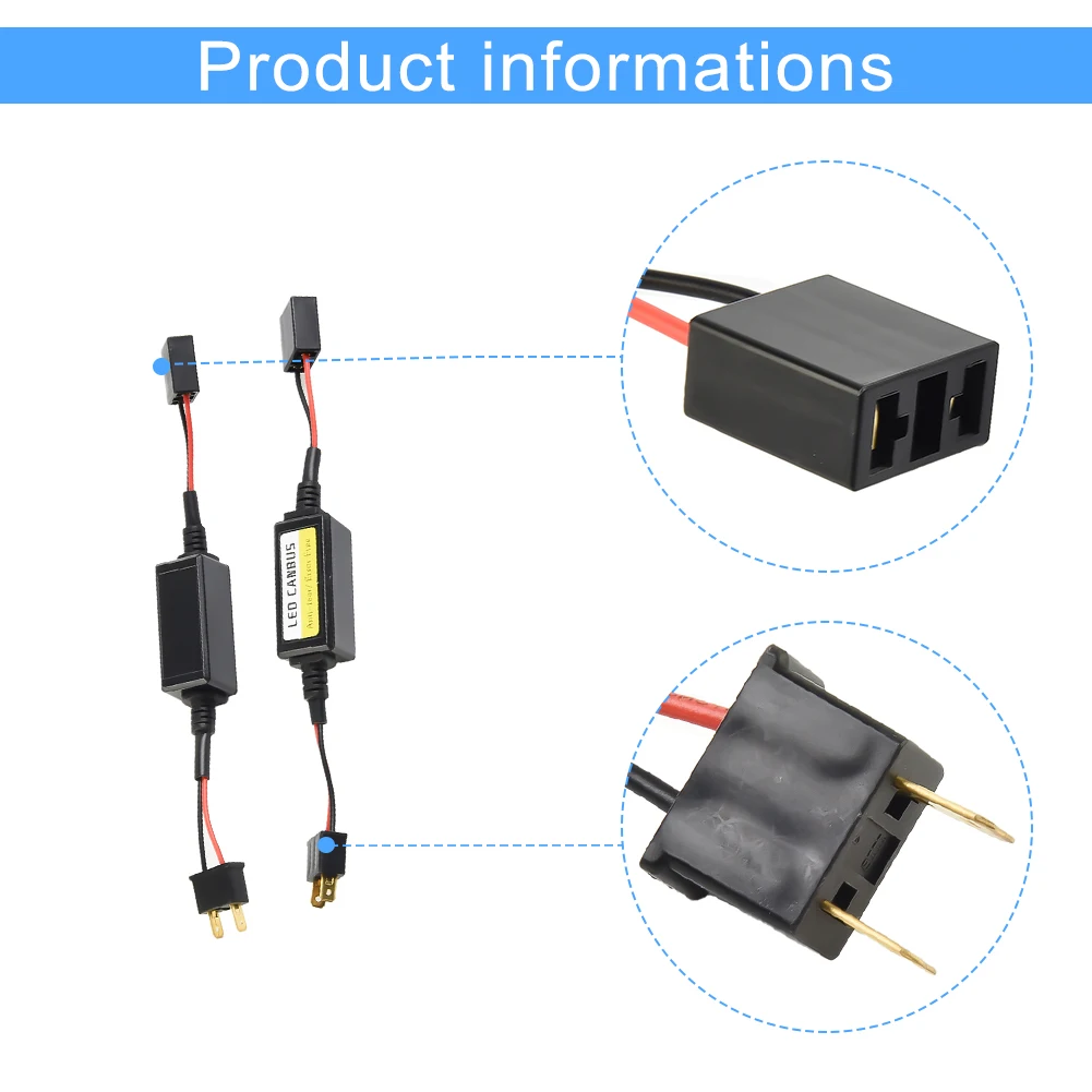 

Car Decoders LED Canbus Plug And Play 2pcs/set 30CM DC 9V-16V Easy To Install H7 High Quality Practical To Use