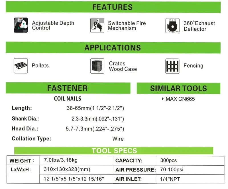 Пневматический гвоздезабивной пистолет Meite Guangdong по заводской цене станок