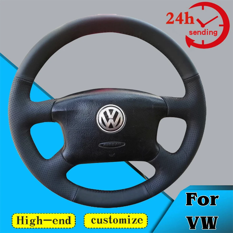 

Custom DIY Car Steering Wheel Braid Cover 100% Fit For Volkswagen Passat B5 VW Golf 4 Skoda Octavia 1999-2005 Auto Accessories