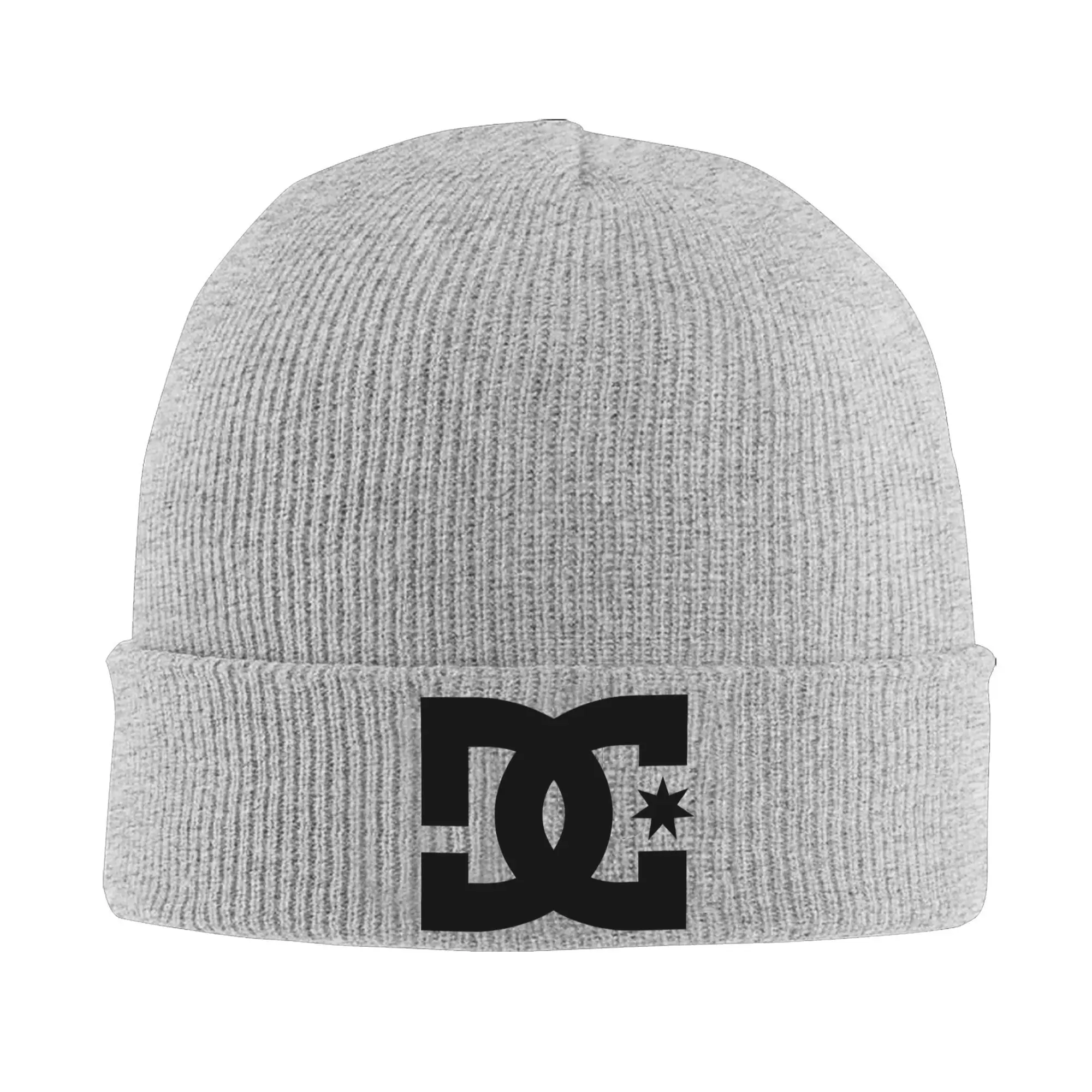 DC Shoe Co Merch зимняя теплая вязаная шапка в рубчик с манжетами для мужчин и женщин