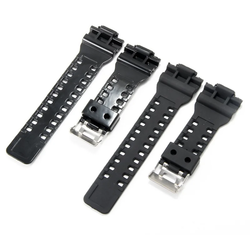 Фото Силиконовый ремешок для часов Casio G-SHOCK GA-100/110/140/200/400/700 GD-100 G-8900 GW-8900, спортивный водонепроницаемый браслет 16 мм №3