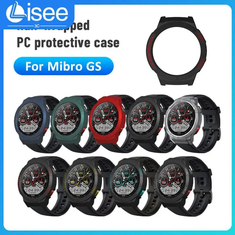 

Mini Case Portable Case Cover Guarding The Watch Smartwatch Bumper For Mibro Gs Smartwatch Practical Screen Protector Durable