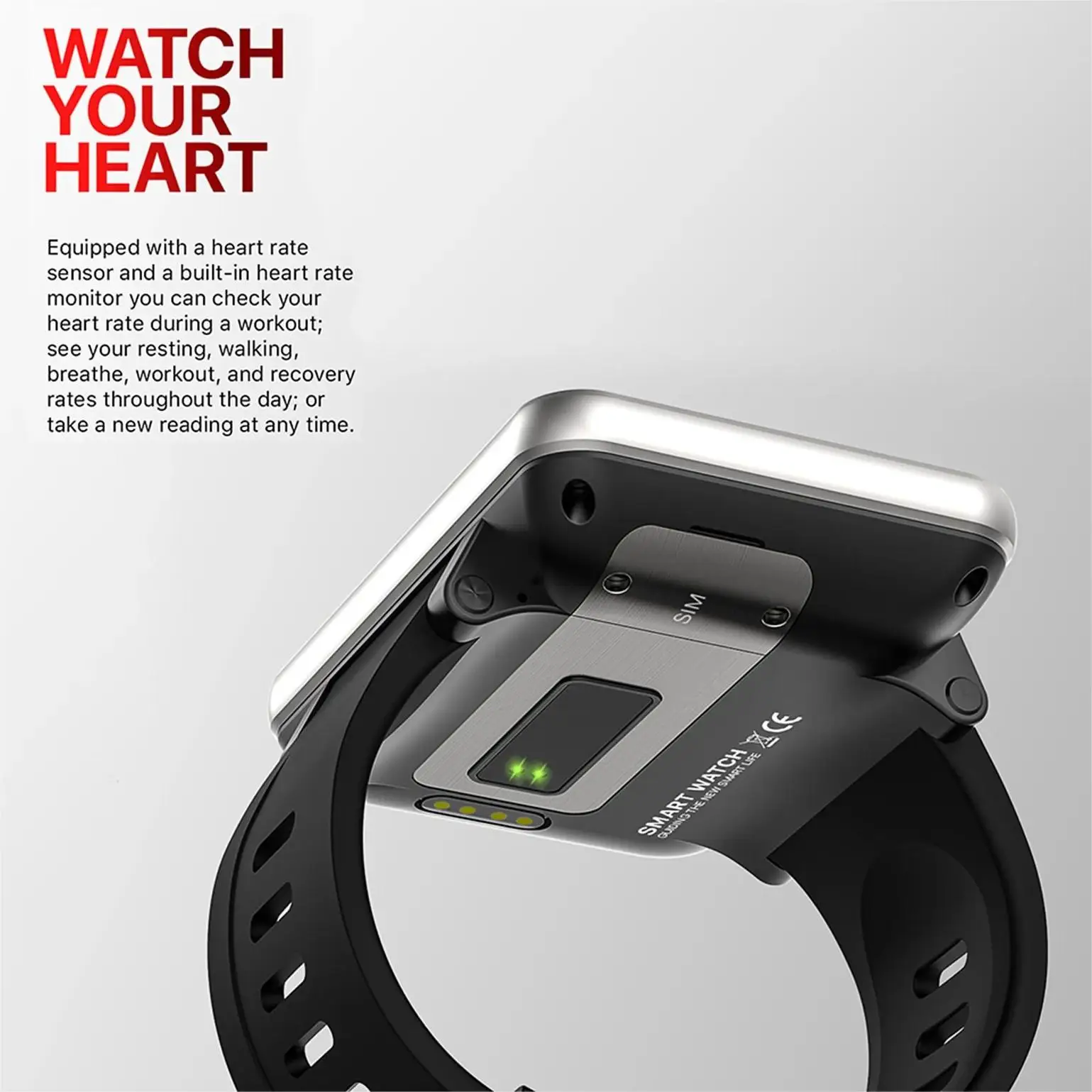 Для 4G LTE Android умные часы 2 86-дюймовый экран 3 + 32G GPS-позиционирование мониторинг