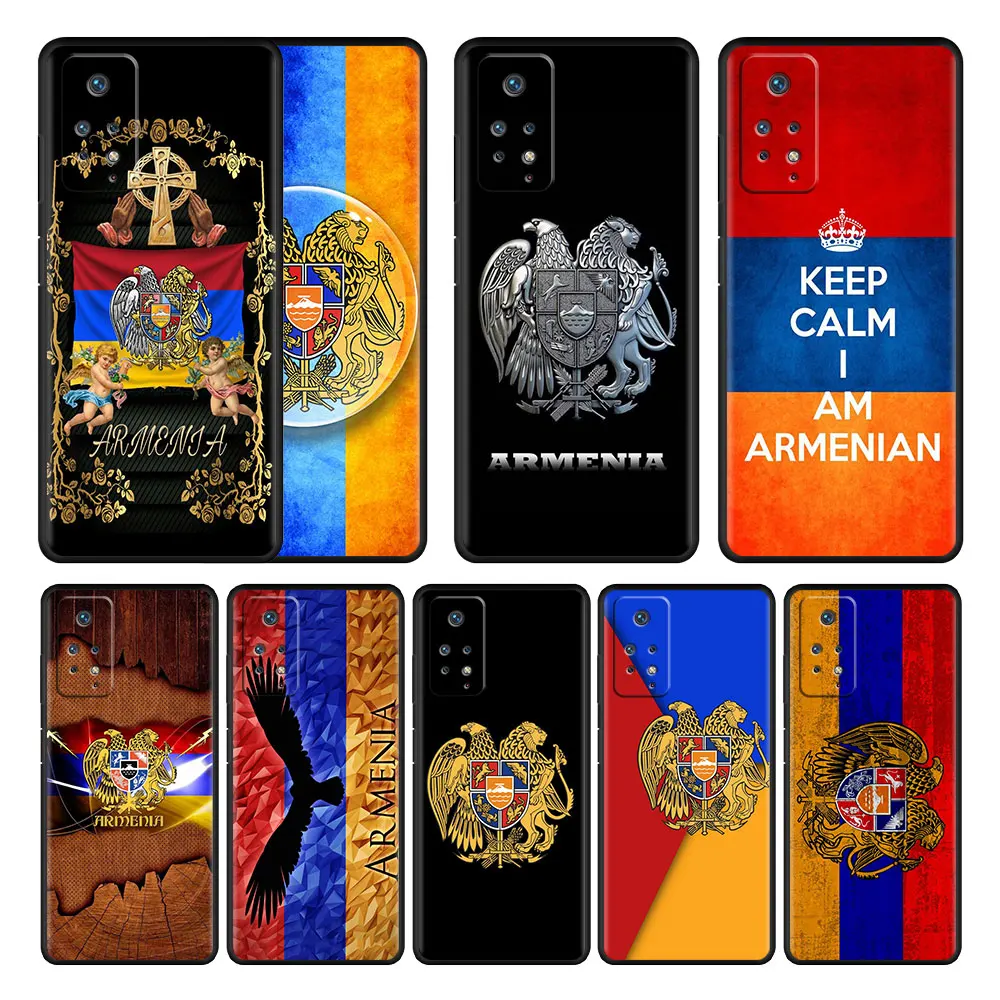 

Bag Cover Celular Case For Xiaomi Redmi Note 11 Pro 9S K40 9C 7 10 9A 8 9T 9 K50 10C K40S Armenia Armenians Flag