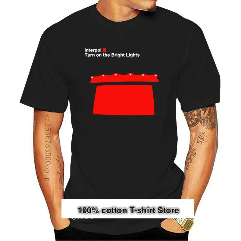 Camiseta de la banda de la OTAN para hombre, camisa negra de talla S-5XLPrint Con álbum de luces brillantes, limitada, nueva