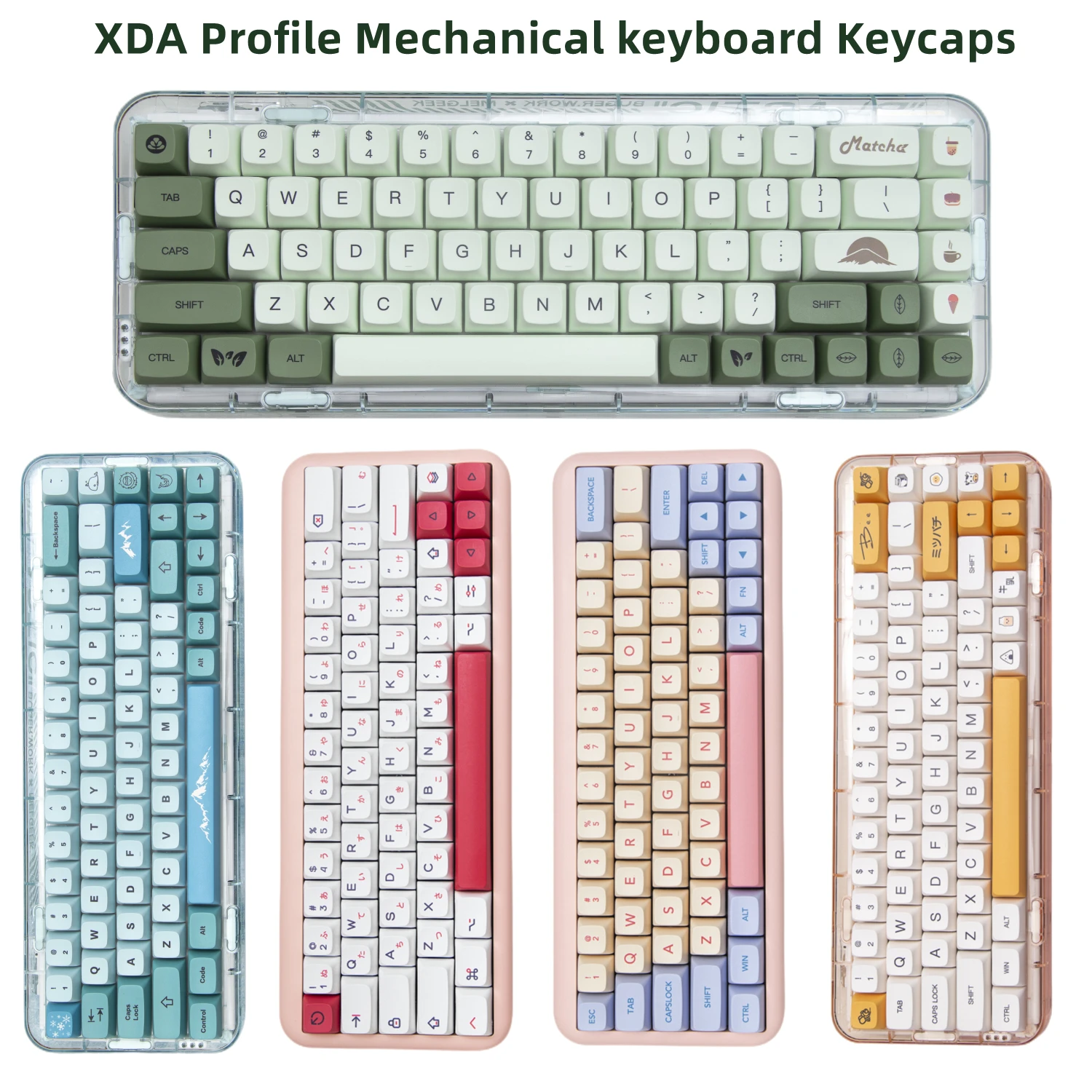 

XDA Keycap Personality PBT Keycaps XDA Profile Dye Sublimation Keycaps For Mx Switches Gaming Mechanical Keyboard Key Caps
