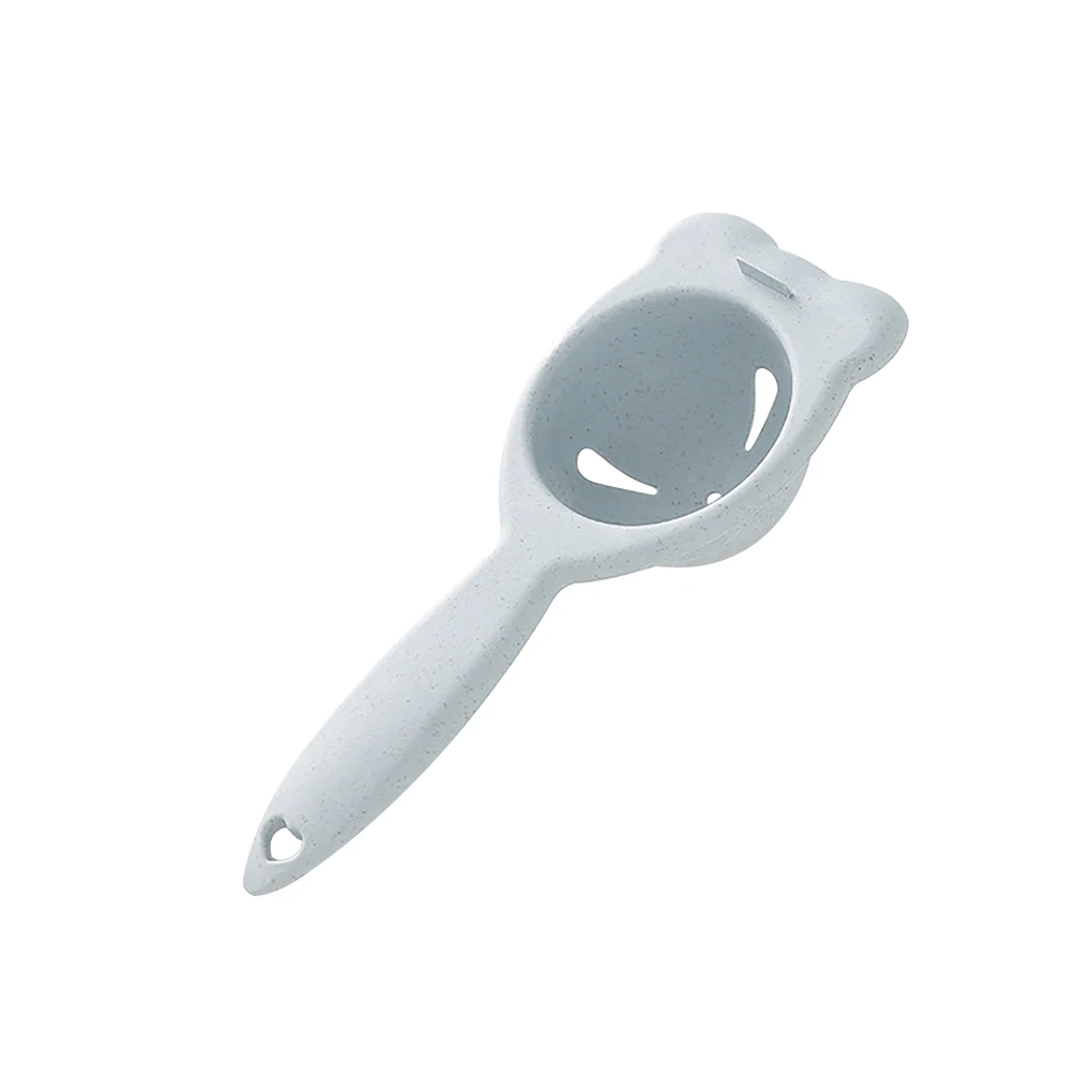 

Белый сепаратор яичного желтка, мультяшный пластиковый тонкий экстрактор, кухонный гаджет, инструмент для разделения выпечки