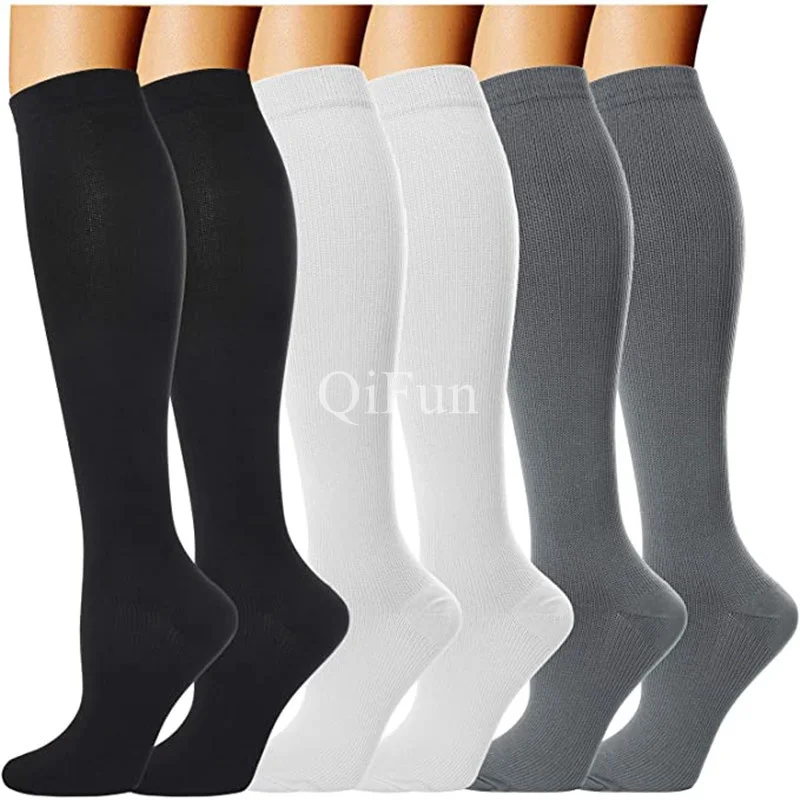 

Compression Stockings Men Women 20-30 MmHg Nursing Cycling Socks Blood Circulation Promotion Slimming Compression Socks