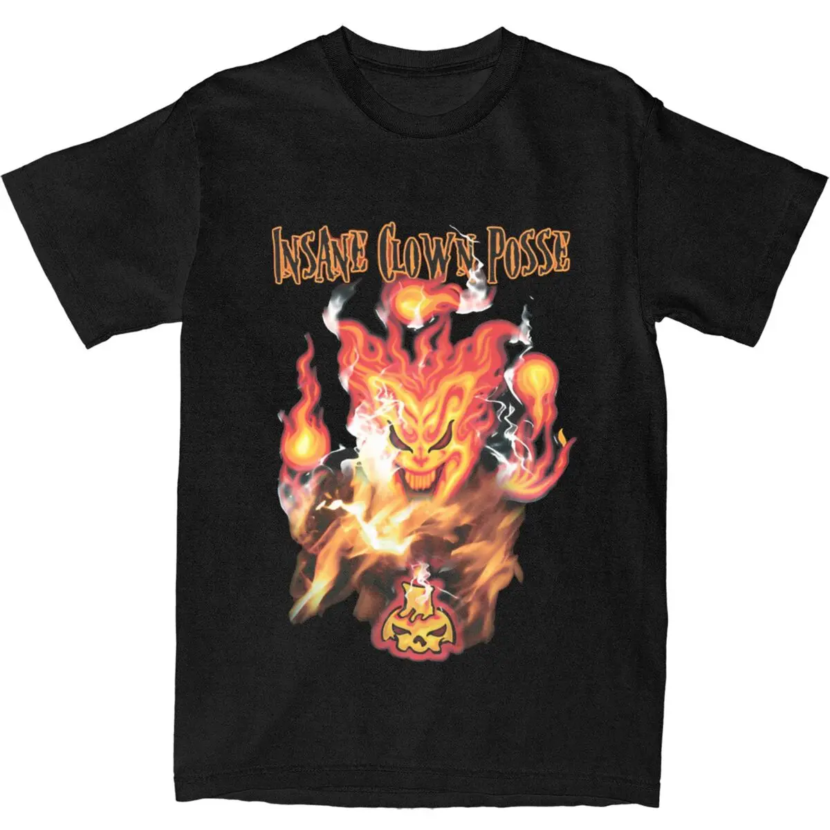 Мужские футболки Insane Clown Posse Band хлопковые топы летняя уличная футболка с