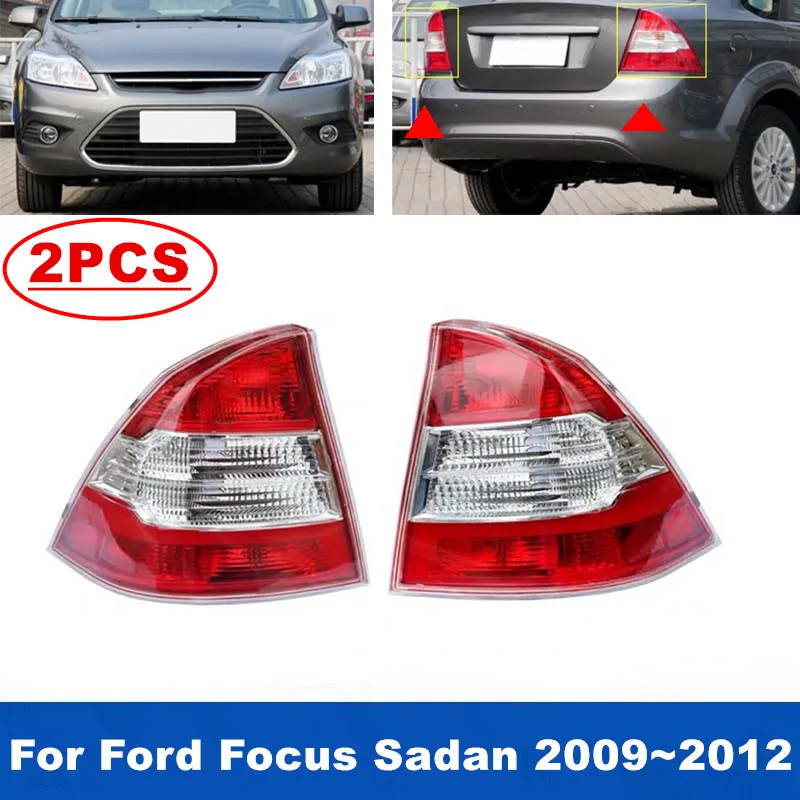 2 шт. левый и правый задний бампер автомобиля фонарь стоп-сигнала без лампочек для