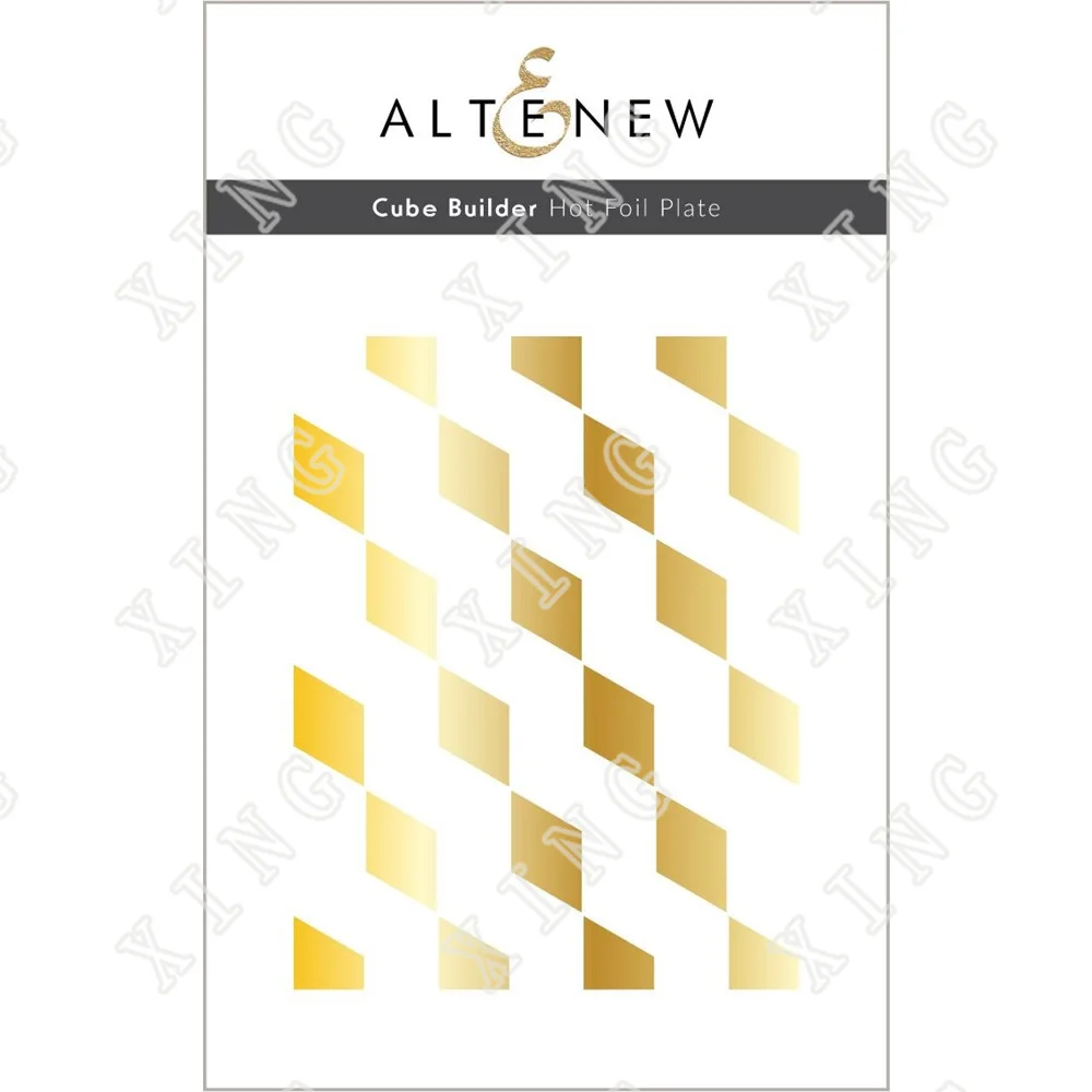 

Arrival Cube Builder Solid Hot Foil Plate Diy Craft Paper Greeting Card Album Scrapbooking Diary Decoration Embossing Template