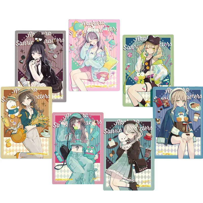 

7 шт./набор, декоративные карточки Sanrio Kawaii