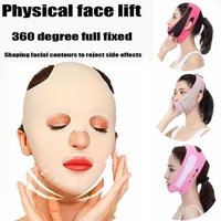 facial thin face mask slimming bandage shape lift reduce double chin masks female facial thining skin care tools