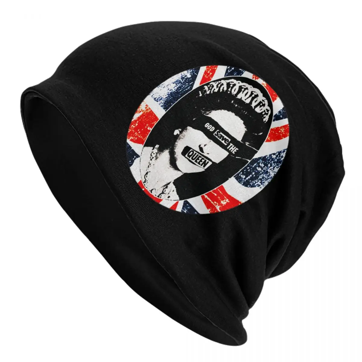 Сексуальные пистолеты, облегающие шапки, вязаная шапка с надписью GOD SAVE THE QUEEN, головные уборы для тренажерного зала, мужские шапки унисекс, осенне-зимние дизайнерские головные уборы