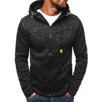 2022 autumn winter new mens hoodie sweatshirt casual jacket jacquard zipper mens solid color cardigan hoodie streetwear s 4xl