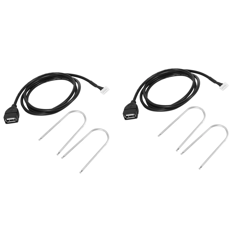 2 шт. USB-кабель для Citroen C2/C3/C4/RD9/RD43/RD45