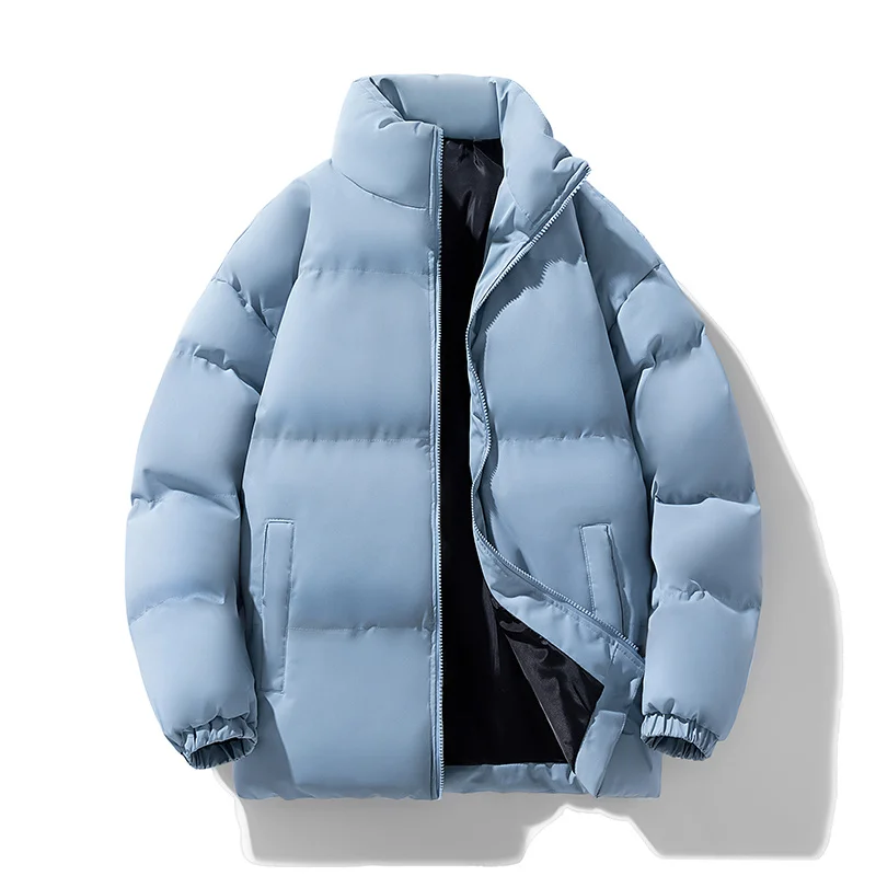 

New Men's Outerwear Thickened Insulation Cotton Loose Fit Men's Coat Cold and Cotton Jacket Fashion Trends