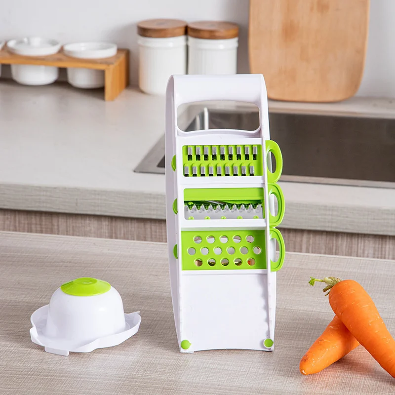 Олинейная нарезка Mand овощерезка из нержавеющей стали с 5 лезвиями и защитой рук