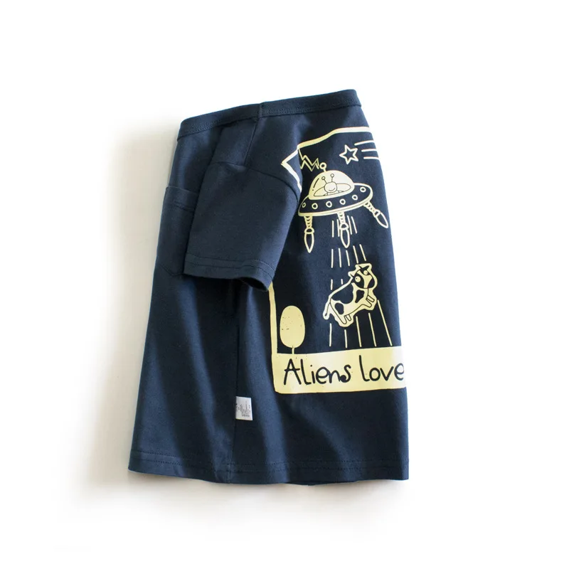 

Children's Clothing Summer 2022 Sports Tops Print Cartoon Boys T Shirt Short Sleeve Cotton T-Shirt Kids Clothes Dropshipping