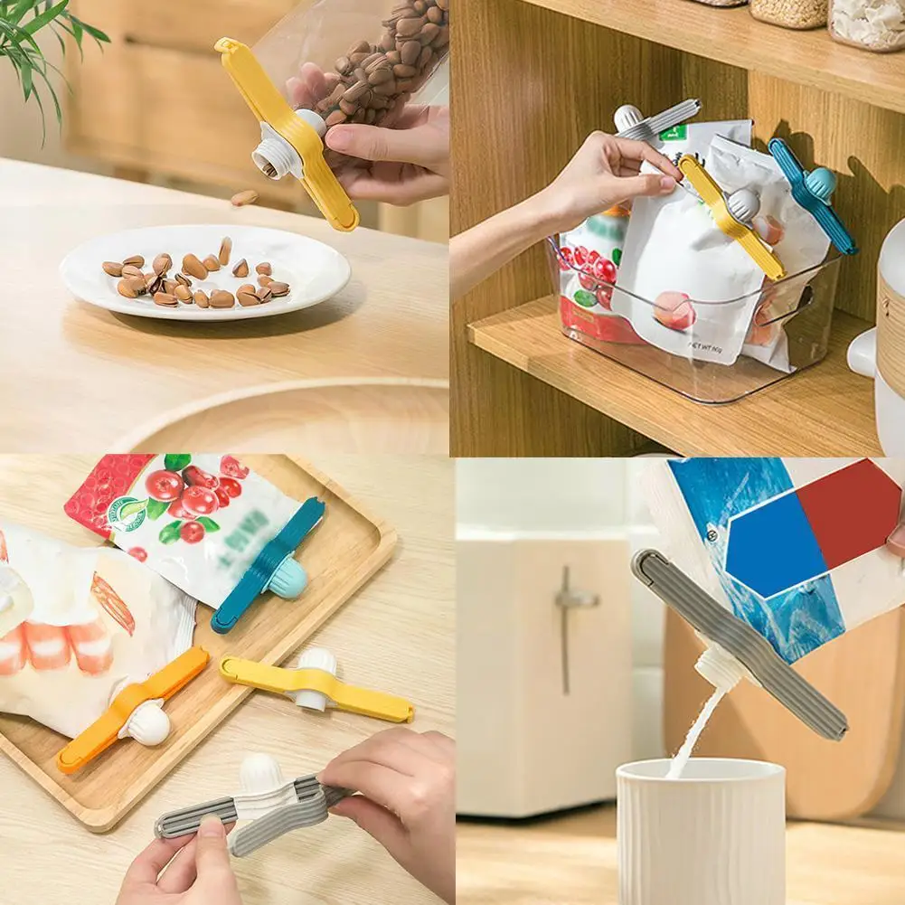 

Food Sealing Clip With Nozzle Preservation Clip Sealing Food Snack Mouth Clip Seal Snack Clip Clip Plastic Food Bag Sealing P0z3