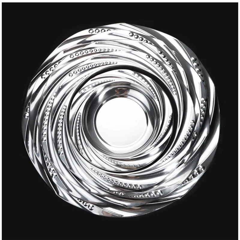 9.5"-13.5" Royal Stainless Steel Plating Dinner Plates Thank