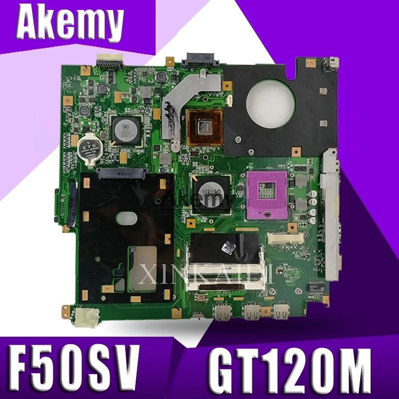 

F50SV GT120M 8 Memory 1GB VRAM Mainboard For ASUS F50S X61S F50SV Laptop motherboard F50SV mainboard F50SV motherboard Test OK