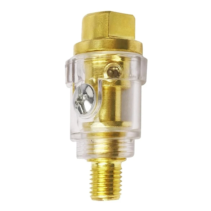 

Pneumatic Oiler 1/4in In Line Airs Tool Oil Lubricator Compressed Airs Fog Oiler DropShipping