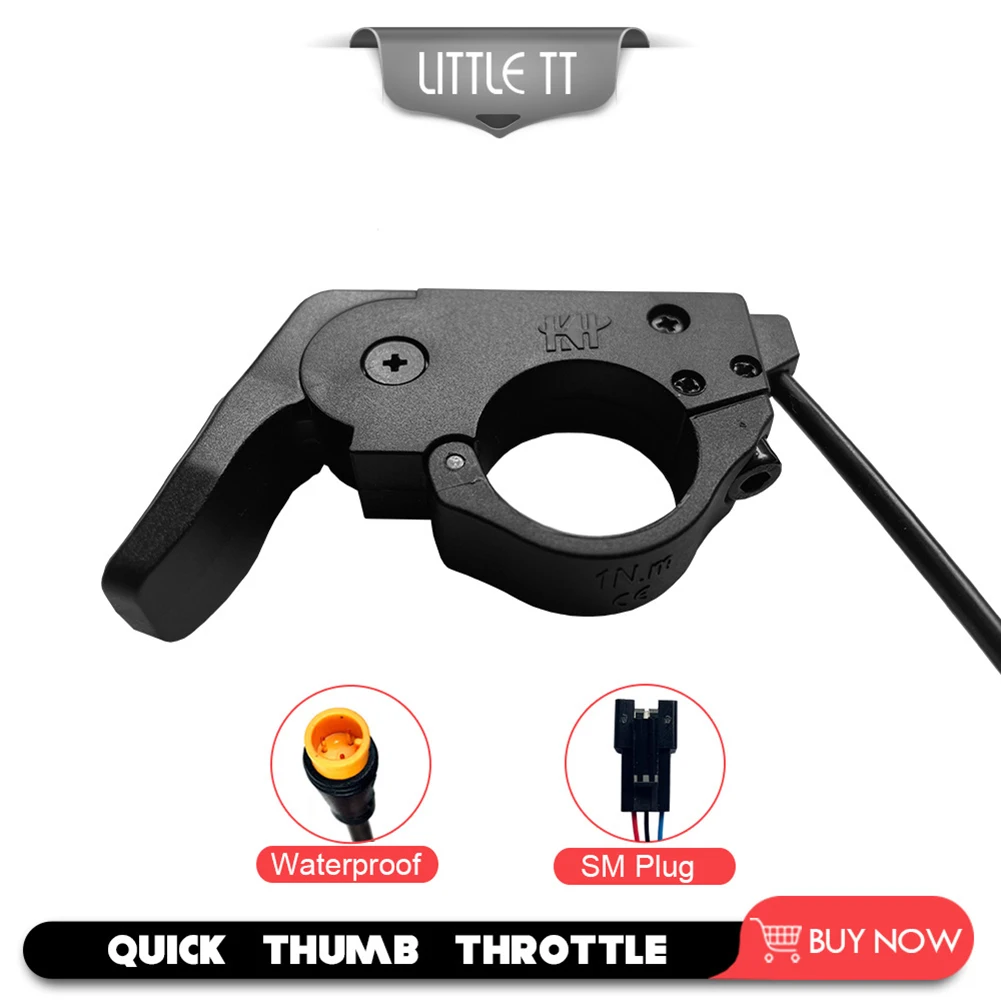 

Electric Bicycle Thumb Throttle E-Bike Left Right Universal Thumb Throttle Speed Control 24-72V For Diameter 22.2mm Handlebars