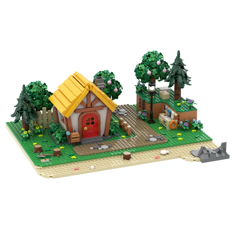 Фото 6276 деталей MOC Island Life Part II: Конструктор «Приключения в замке», техническая уличная сцена, механическая классическая модель, игрушка-подарок №4