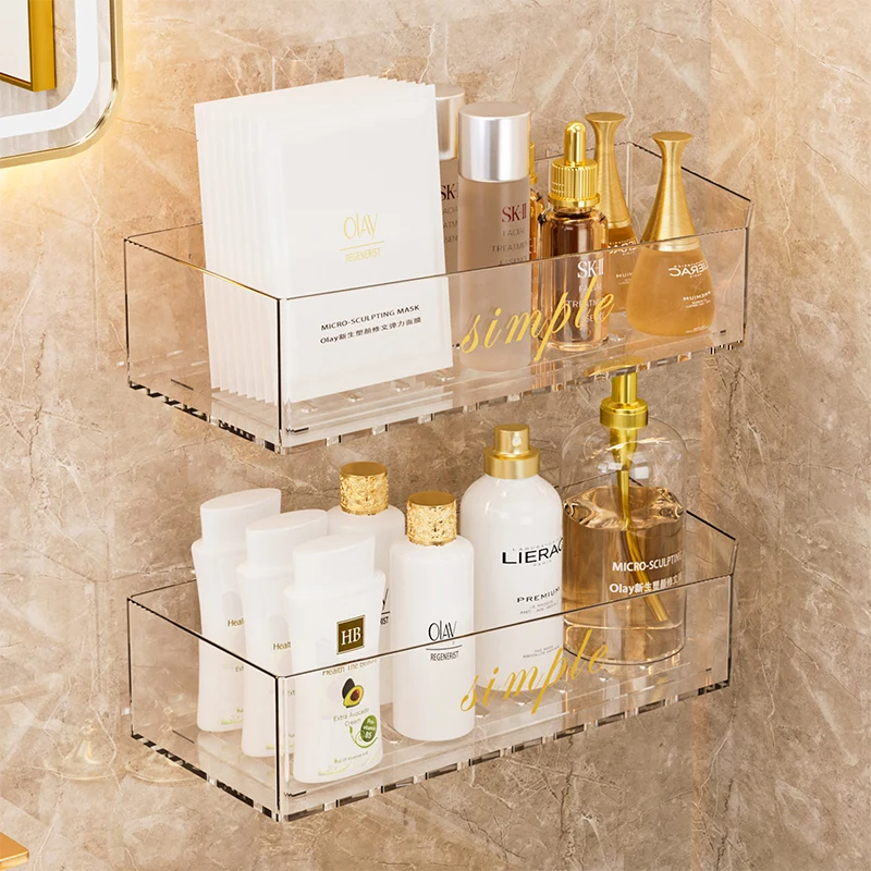 

Стеллажи Акриловые Настенные прозрачные, 2 шт./комплект