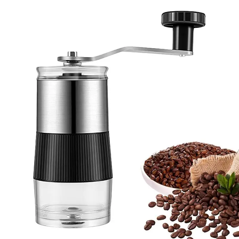 

Portable Coffee Grinder Burr Coffee Hand Grinder Mini Coffee Bean Mill With Stainless Steel Handle For Home Traveling Hiking