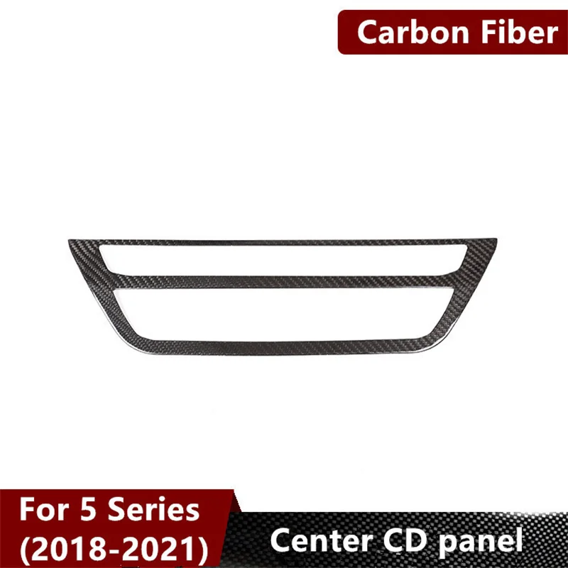 

Center Button Panel Sticker for BMW 5 Series 2018-2021 Carbon Fiber Car Center CD Button Panel Decorative Frame