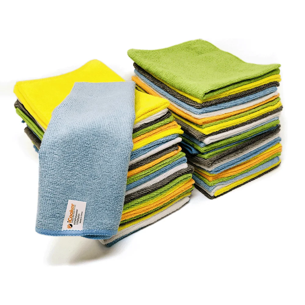 Microfiber Cleaning Cloths for Cars And Household Cleaner 15 x 12, 50 Pack