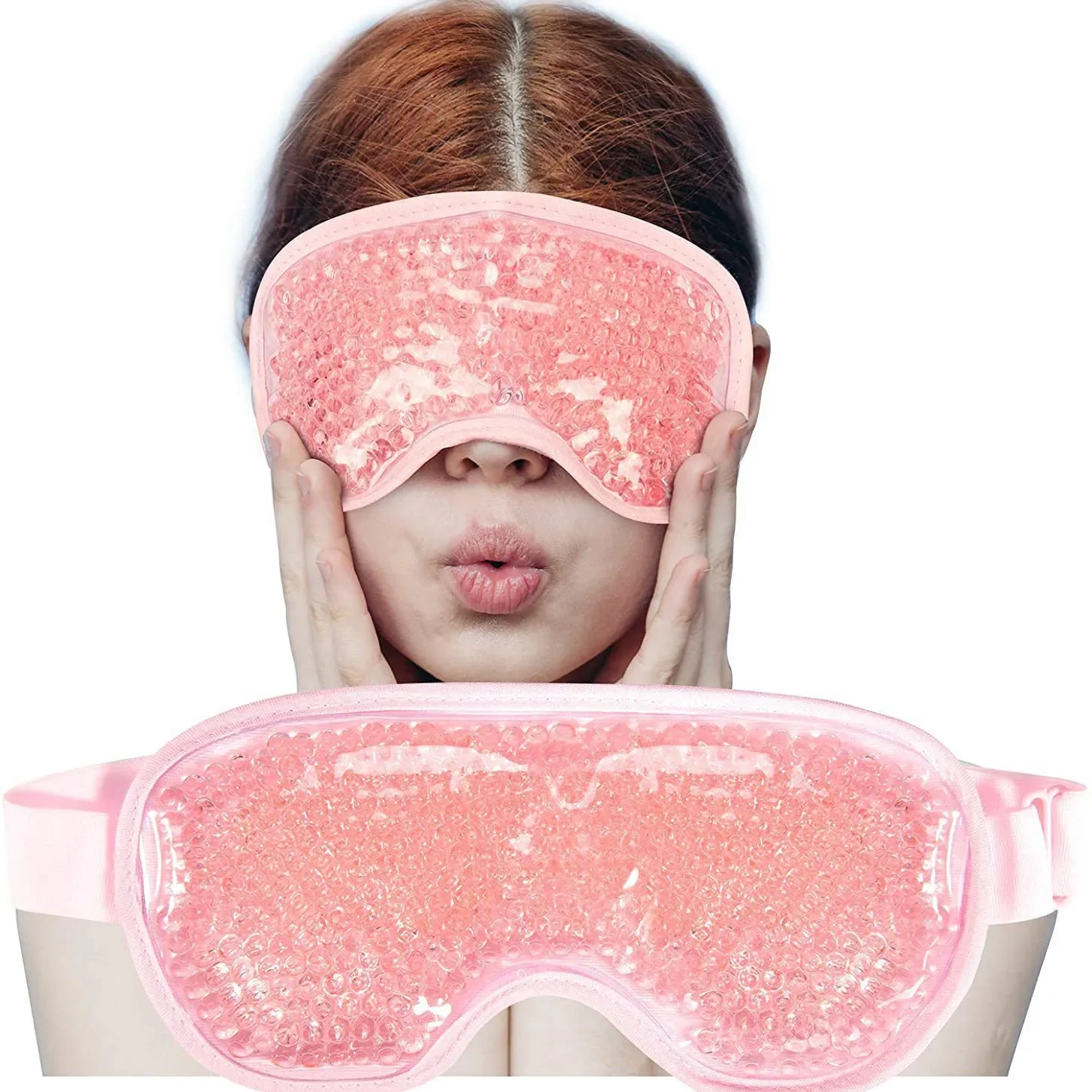 Прохладный компресс из ПВХ гелевая маска для сна против бессонницы