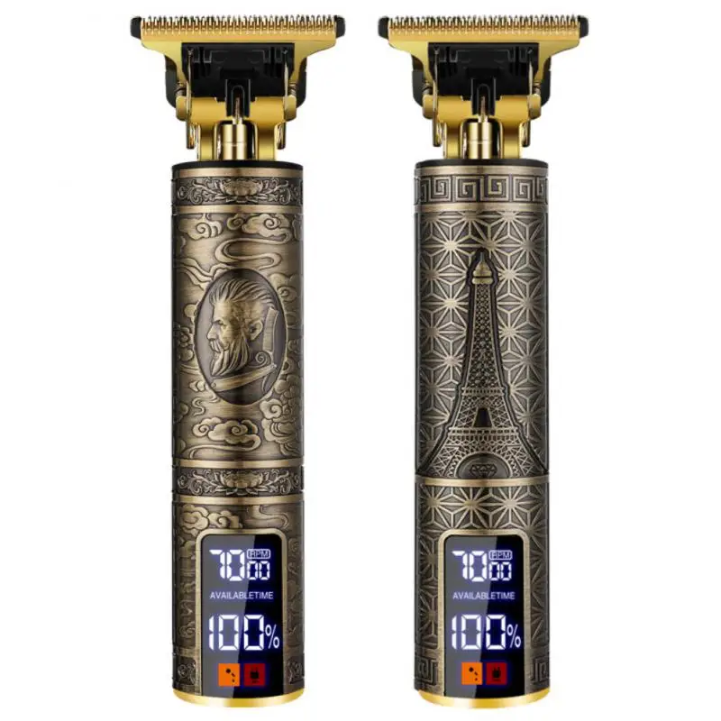 

Профессиональная Мужская машинка для стрижки бороды T9 в стиле ретро